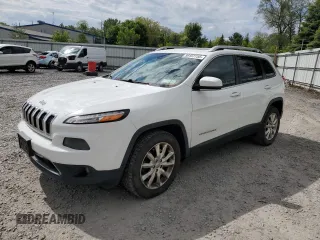 2015 Jeep Cherokee Limited z VIN 1C4PJMDS9FW752400, wystawiony jako Copart lot #59167755 z przebiegiem 77 713 mil mil oraz Szkoda całkowita • Salvage title. Historia ofert i sprzedaży dostępna na DreamBid. Obrazek 1.