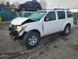 2010 Nissan Pathfinder S with VIN 5N1AR1NBXAC605388, listed as a Copart auction lot 51233825 with 206,125 mi miles and Salvage title. Bid and sale history available at DreamBid. Image 1.