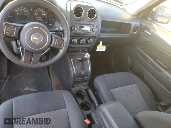 2015 Jeep Patriot Latitude with VIN 1C4NJPFBXFD281214, listed as a Copart auction lot 87883615 with 106,402 mi miles and Salvage Title. Bid and sale history available at DreamBid. Image 8.
