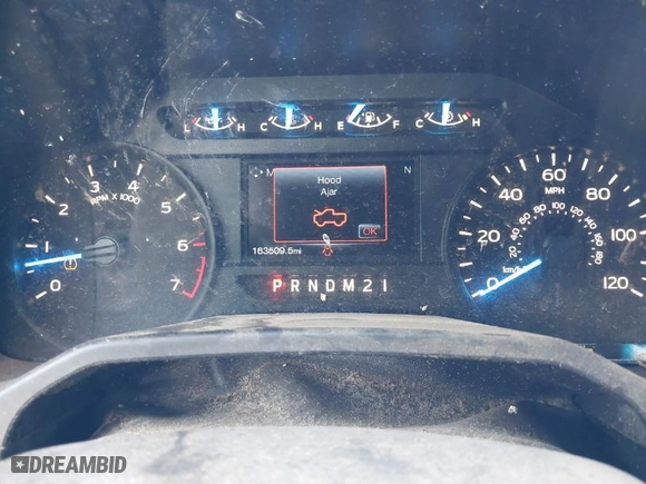 2017 Ford F-150 XL with VIN 1FTEW1CF0HKC54284, listed as a IAAI auction lot 41388946 with 163,509 mi miles. Bid and sale history available at carsss.com. Image 7.