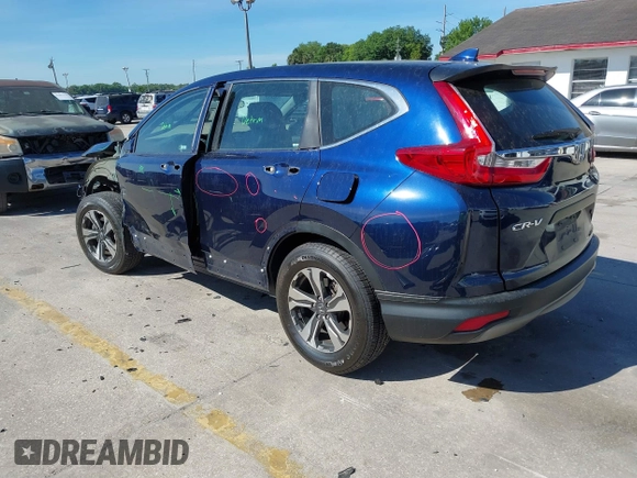 2019 Honda CR-V LX with VIN 2HKRW5H37KH415257, listed as a IAAI auction lot 41879318 with 156,721 mi miles. Bid and sale history available at carsss.com. Image 3.