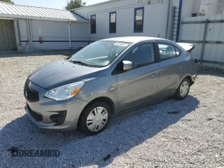 2020 Mitsubishi Mirage ES z VIN ML32F3FJ2LHF00858, wystawiony jako Copart lot #48148515 z przebiegiem 80 329 mil mil oraz Szkoda całkowita • Salvage title. Historia ofert i sprzedaży dostępna na DreamBid. Obrazek 1.
