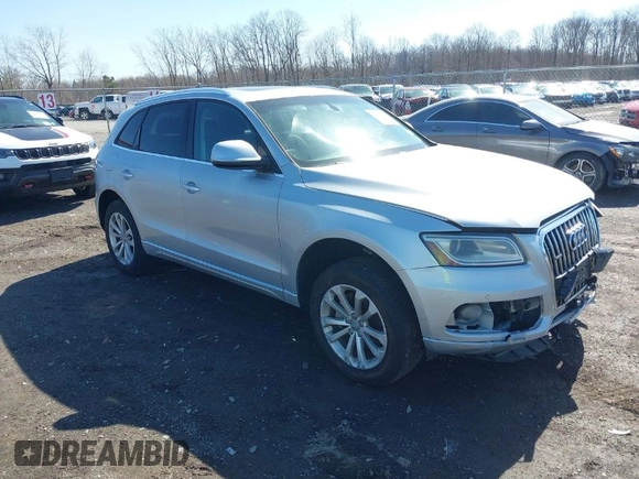 2013 Audi Q5 Premium Plus with VIN WA1LFAFP9DA002653, listed as a IAAI auction lot 41830074 with 140,033 mi miles. Bid and sale history available at carsss.com. Image 1.