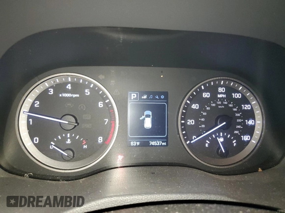 2016 Hyundai Tucson SE z VIN KM8J33A43GU159480, wystawiony jako Copart lot #80559024 z przebiegiem 74 537 mil mil oraz Szkoda całkowita • Salvage title. Historia ofert i sprzedaży dostępna na DreamBid. Obrazek 9.