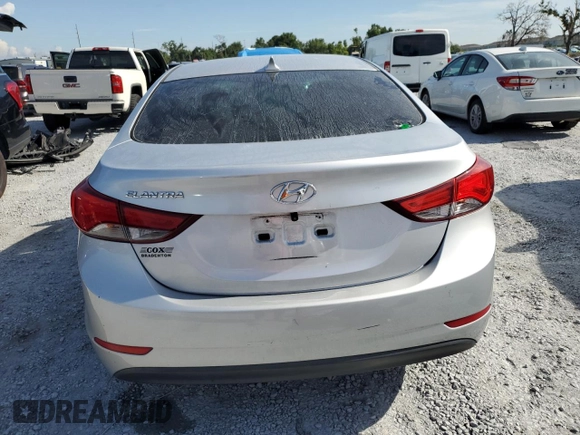 2014 Hyundai Elantra SE with VIN 5NPDH4AEXEH481154, listed as a Copart auction lot 63618325 with 113,439 mi miles and Salvage title. Bid and sale history available at DreamBid. Image 6.