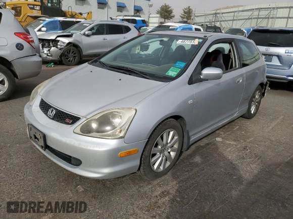 2005 Honda Civic Si with VIN SHHEP33595U503723, listed as a Copart auction lot 48775135 with 128,523 mi miles and Salvage Title. Bid and sale history available at DreamBid. Image 1.