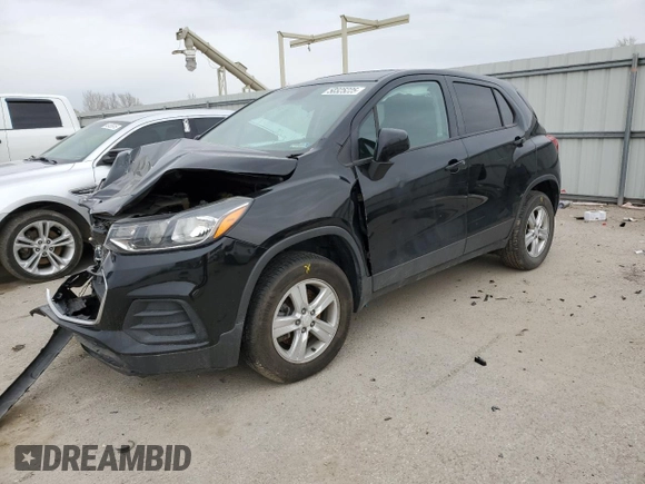 2019 Chevrolet Trax LS with VIN 3GNCJNSB0KL228762, listed as a Copart auction lot 50325225 with 70,150 mi miles and Salvage Title. Bid and sale history available at carsss.com. Image 1.