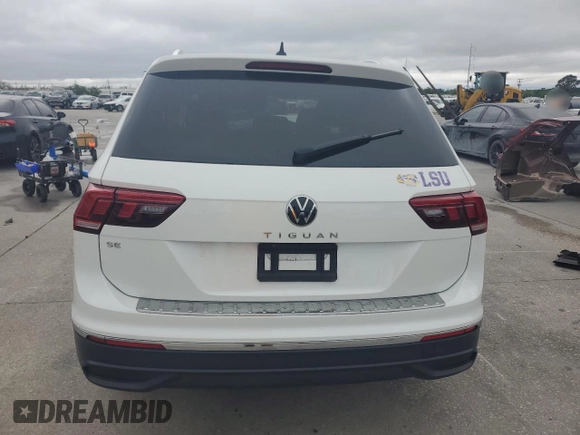 2023 Volkswagen Tiguan SE with VIN 3VV3B7AX7PM117286, listed as a Copart auction lot 51980725 with Not provided miles and Salvage title. Bid and sale history available at DreamBid. Image 6.