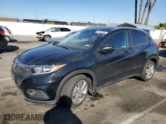 2019 Honda HR-V EX with VIN 3CZRU5H50KM726394, listed as a Copart auction lot 41529295 with 99,281 mi miles and Salvage Title. Bid and sale history available at DreamBid. Image 1.