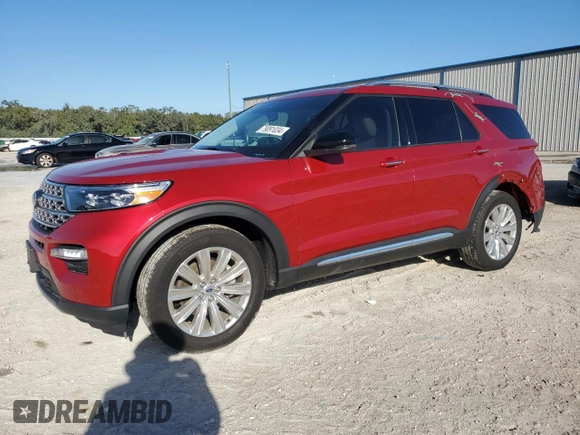 2024 Ford Explorer Limited with VIN 1FMSK7FH1RGA44047, listed as a Copart auction lot 79091034 with 6,137 mi miles and Salvage Title. Bid and sale history available at carsss.com. Image 1.