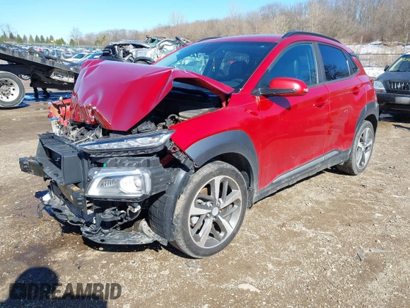 2018 Hyundai Kona Ultimate with VIN KM8K5CA55JU093643, listed as a IAAI auction lot 41833149 with 151,804 mi miles. Bid and sale history available at carsss.com. Image 18.