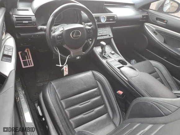 2016 Lexus RC 200t with VIN JTHHA5BC6G5002867, listed as a Copart auction lot 86258834 with 95,902 mi miles and Salvage Title. Bid and sale history available at carsss.com. Image 8.