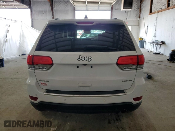2018 Jeep Grand Cherokee Limited with VIN 1C4RJFBG6JC251297, listed as a Copart auction lot 58724695 with Not provided miles and Salvage title. Bid and sale history available at DreamBid. Image 6.