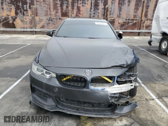 2014 BMW 4 Series 435i with VIN WBA3R1C51EK191792, listed as a Copart auction lot 89140125 with 143,807 mi miles and Salvage Title. Bid and sale history available at carsss.com. Image 5.