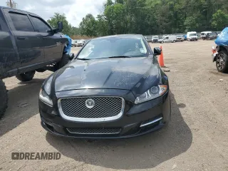2015 Jaguar XJ with VIN SAJWA2GZXF8V88962, listed as a Copart auction lot 53919035 with 129,987 mi miles and Salvage Title. Bid and sale history available at carsss.com. Image 5.