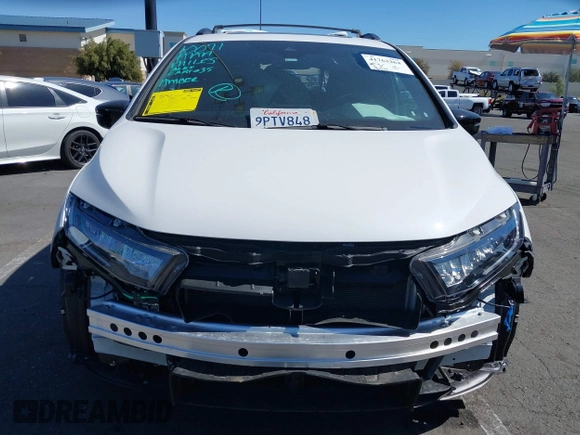 2025 Honda Odyssey Sport-L with VIN 5FNRL6H75SB017027, listed as a IAAI auction lot 41763264 with 4,511 mi miles. Bid and sale history available at carsss.com. Image 13.
