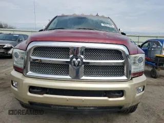 2014 Ram 2500 Longhorn with VIN 3C6UR5GL6EG158390, listed as a Copart auction lot 52691695 with 0 mi miles and Salvage Title. Bid and sale history available at carsss.com. Image 5.