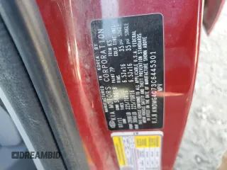 2012 Kia Sedona LX with VIN KNDMG4C73C6445301, listed as a Copart auction lot 68065444 with 177,259 mi miles and Salvage Title. Bid and sale history available at carsss.com. Image 15.