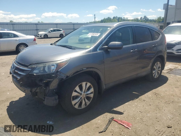 2013 Honda CR-V EX-L z VIN 2HKRM4H7XDH628094, wystawiony jako Copart lot #57358245 z przebiegiem 123 505 mil mil oraz Szkody całkowita. Historia ofert i sprzedaży dostępna na DreamBid. Obrazek 1.