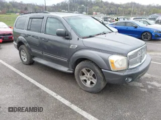 2004 Dodge Durango Limited with VIN 1D4HB58N24F202791, listed as a IAAI auction lot 41807475 with 99,913 mi miles and . Bid and sale history available at DreamBid. Image 1.
