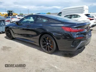 2023 BMW 8 Series 840i with VIN WBAAE2C03PCM08947, listed as a Copart auction lot 60351064 with 13,526 mi miles and Salvage Title. Bid and sale history available at carsss.com. Image 2.