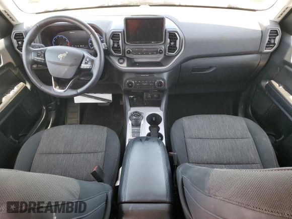 2023 Ford Bronco Sport Big Bend with VIN 3FMCR9B69PRD42089, listed as a Copart auction lot 54880595 with 34,984 mi miles and Salvage title. Bid and sale history available at DreamBid. Image 8.