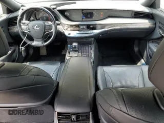 2018 Lexus LS 500 with VIN JTHB51FF1J5006811, listed as a Copart auction lot 62999675 with 109,319 mi miles and Salvage title. Bid and sale history available at DreamBid. Image 8.