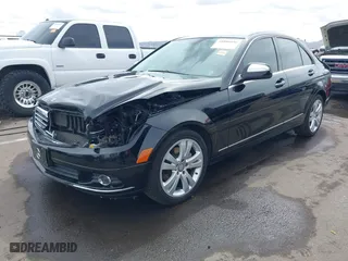 2009 Mercedes-Benz C-Class 3.0L Sport with VIN WDDGF54X29R052892, listed as a IAAI auction lot 41806036 with 91,563 mi miles. Bid and sale history available at carsss.com. Image 18.