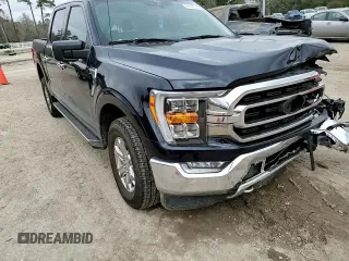 2021 Ford F-150 XL with VIN 1FTFW1E50MFA45896, listed as a Copart auction lot 46882735 with 57,041 mi miles and Salvage Title. Bid and sale history available at DreamBid. Image 11.