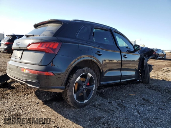 2020 Audi SQ5 Premium Plus with VIN WA1B4AFY5L2080284, listed as a Copart auction lot 49429065 with 90,209 mi miles and Salvage title. Bid and sale history available at DreamBid. Image 3.