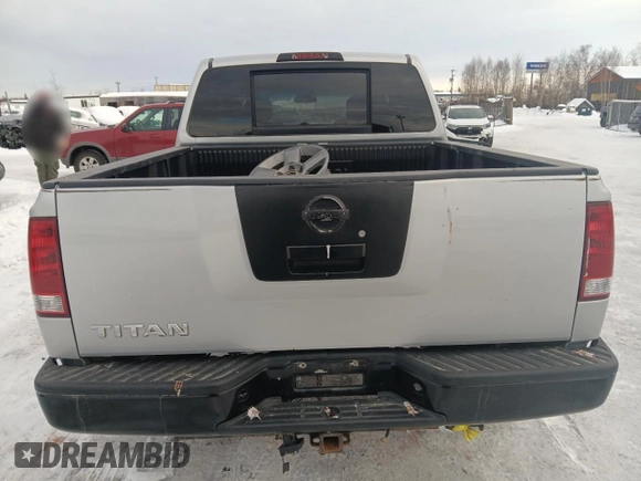 2005 Nissan Titan SE with VIN 1N6BA07B15N535701, listed as a Copart auction lot 46502565 with 180,923 mi miles and Salvage Title. Bid and sale history available at DreamBid. Image 6.