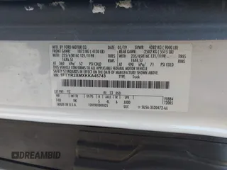2019 Ford Transit с VIN 1FTYR2XMXKKA45743, выставлен на аукционе IAAI как лот 41900765 с пробегом 83 853 миль миль и . История ставок и продаж доступна на DreamBid. Изображение 9.