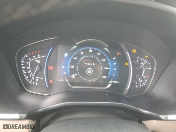 2020 Hyundai Santa Fe Limited with VIN 5NMS53AA3LH267480, listed as a Copart auction lot 43764525 with 59,413 mi miles and Salvage Title. Bid and sale history available at carsss.com. Image 9.