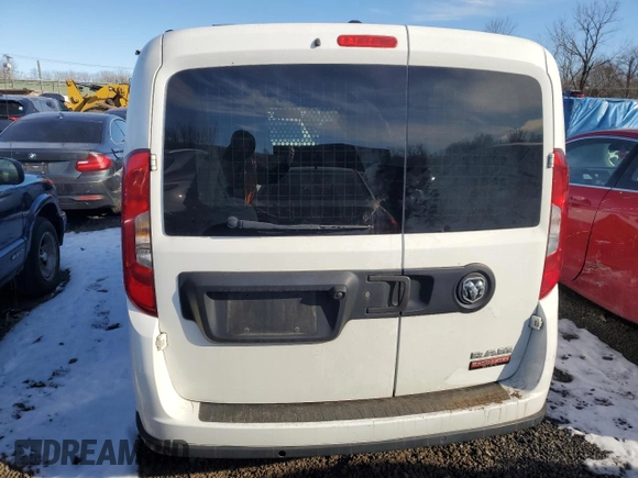 2018 Ram ProMaster City Cargo Van Tradesman SLT with VIN ZFBERFBB5J6K31877, listed as a Copart auction lot 88714065 with 102,204 mi miles and Clean Title. Bid and sale history available at carsss.com. Image 6.