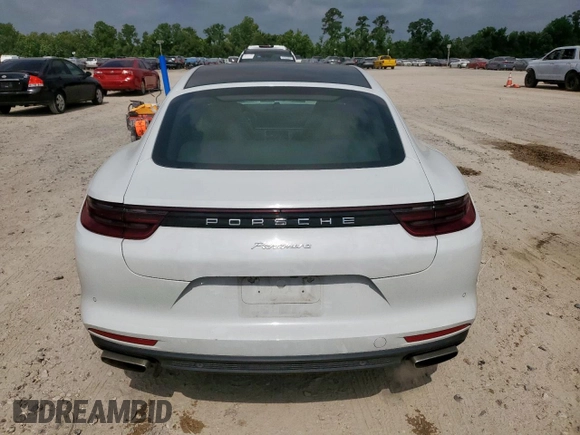 2017 Porsche Panamera with VIN WP0AA2A71HL102183, listed as a Copart auction lot 57901885 with 51,605 mi miles and Salvage title. Bid and sale history available at DreamBid. Image 6.
