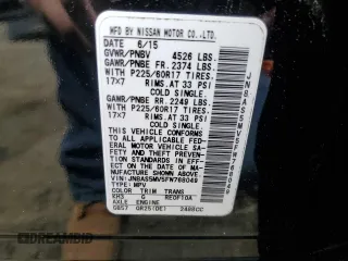2015 Nissan Rogue S z VIN JN8AS5MV5FW768049, wystawiony jako Copart lot #58353925 z przebiegiem 95 332 mil mil oraz Szkoda całkowita • Salvage title. Historia ofert i sprzedaży dostępna na DreamBid. Obrazek 13.
