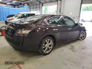 2012 Nissan Maxima S with VIN 1N4AA5AP5CC808038, listed as a Copart auction lot 57491955 with 160,869 mi miles and Salvage title. Bid and sale history available at DreamBid. Image 3.