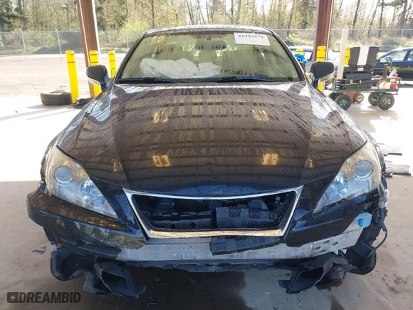 2007 Lexus IS 250 with VIN JTHCK262372010319, listed as a IAAI auction lot 41993571 with 76,699 mi miles. Bid and sale history available at carsss.com. Image 6.