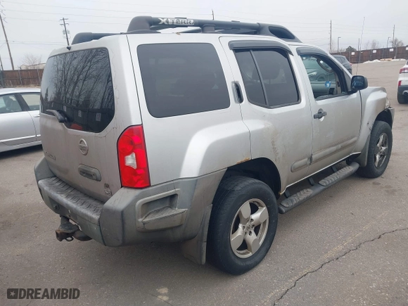 2005 Nissan Xterra S with VIN 5N1AN08WX5C653161, listed as a IAAI auction lot 41503237 with 241,056 mi miles. Bid and sale history available at carsss.com. Image 4.