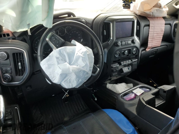 2020 Chevrolet Silverado 1500 RST with VIN 3GCPWDED1LG413612, listed as a Copart auction lot 41828455 with Not Provided miles and Salvage Title. Bid and sale history available at DreamBid. Image 8.