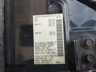 2009 Nissan Altima S with VIN 1N4AL21E59N429836, listed as a IAAI auction lot 41812062 with 120,807 mi miles and . Bid and sale history available at DreamBid. Image 9.