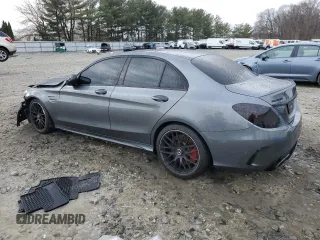 2021 Mercedes-Benz C with VIN W1KWF8HB3MR620202, listed as a Copart auction lot 46827165 with Not Provided miles and Salvage Title. Bid and sale history available at DreamBid. Image 2.