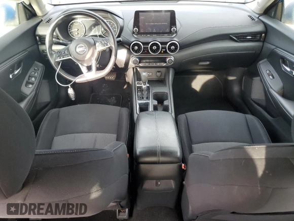 2021 Nissan Sentra SV with VIN 3N1AB8CV1MY224039, listed as a Copart auction lot 46801225 with 91,285 mi miles and Salvage Title. Bid and sale history available at DreamBid. Image 8.