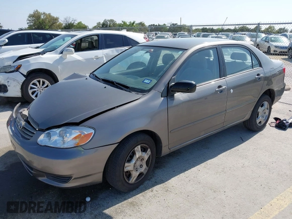 2004 Toyota Corolla CE with VIN 2T1BR38E64C254811, listed as a IAAI auction lot 41930304 with 160,533 mi miles and . Bid and sale history available at DreamBid. Image 2.
