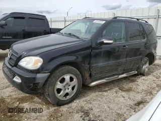 2003 Mercedes-Benz M-Class 3.7L with VIN 4JGAB57E83A448963, listed as a Copart auction lot 50143534 with 214,818 mi miles and Salvage Title. Bid and sale history available at carsss.com. Image 1.