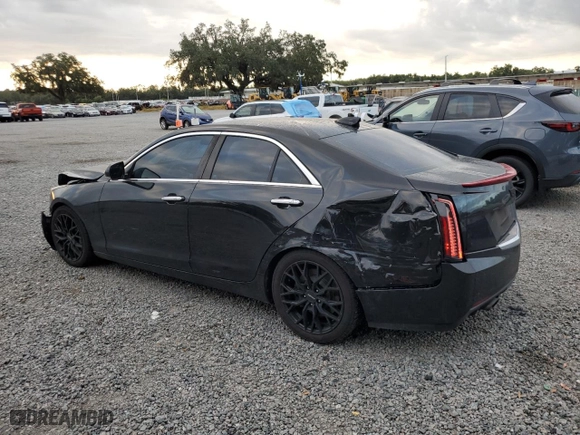 2017 Cadillac ATS Sedan Luxury RWD with VIN 1G6AB5RX3H0157189, listed as a Copart auction lot 68927224 with 126254 miles and Salvage Title. Bid and sale history available at carsss.com. Image 2.