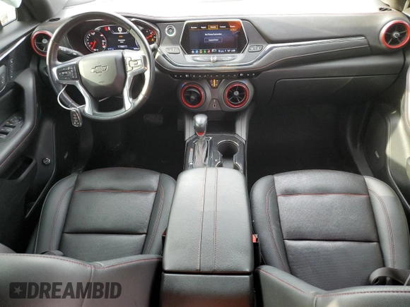 2021 Chevrolet Blazer RS with VIN 3GNKBKRS6MS539943, listed as a Copart auction lot 48931455 with 92,235 mi miles and Salvage title. Bid and sale history available at DreamBid. Image 8.