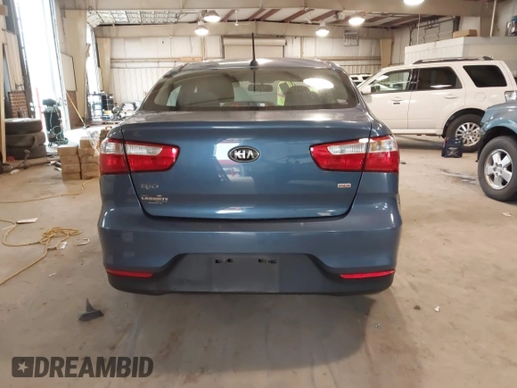 2016 Kia Rio LX with VIN KNADM4A38G6660555, listed as a IAAI auction lot 41754811 with 127,534 mi miles. Bid and sale history available at carsss.com. Image 16.