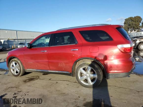 2011 Dodge Durango Citadel z VIN 1D4RE5GG6BC598642, wystawiony jako Copart lot #86214914 z przebiegiem 130 048 mil mil oraz Szkoda całkowita • Salvage title. Historia ofert i sprzedaży dostępna na DreamBid. Obrazek 2.