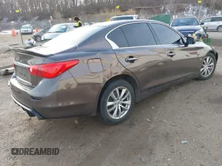 2014 Infiniti Q50 Premium with VIN JN1BV7AR1EM704808, listed as a IAAI auction lot 41854249 with 78,482 mi miles and . Bid and sale history available at DreamBid. Image 4.